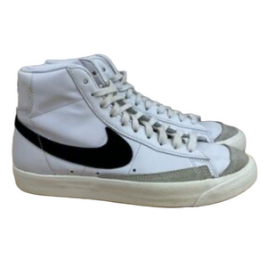 Nike Blazers 77 Mid White Youth Boy Size 6.5Y High Top Lace Sporty Sneakers